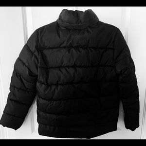 Zara-Boys, Puffer Black Zippered Jacket, Size 10-12